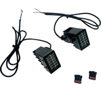 Custom dynamics Rear Strut Mount LED Turn Signals - Black with Smoke Lens