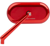 Arlen ness Mirror - Side View - Oval - Red - Left