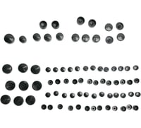 Drag specialties Bolt Covers - Black