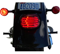 Custom dynamics Taillight/Turn Signal - Top Window - Red Lens