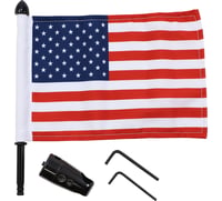 Pro pad Flag Mount - Passenger Sissy Bar - 9" Pole - 6" X 9" Flag
