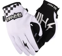 Thrashin Supply CO. Go Fast Stealth Gloves White
