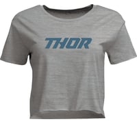 Thor Women's Corp Crop T Shirt Heather Gray 