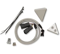 Dakota digital Chrome Handlebar Clamp Mount for V-Bar - Includes Wiring Harness