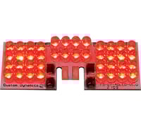Custom dynamics LED Fender Tip Boards - Red Dual-Intensity