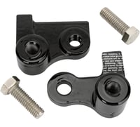 Burly brand Rear Lowering Kit - Black - Lowers 1" - '06-'17 FXD