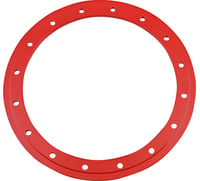 High lifter Beadlock Ring - Red - 15"