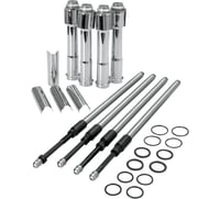 S&s cycle Quickee Pushrod Kit with Chrome Covers - XL