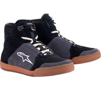 Alpinestars Chrome Shoes Black/Asphalt/Gum Blue 
