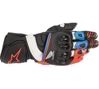 Alpinestars Honda GP Plus R v2 Gloves Black/Bright Red/Blue 