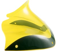 Klock werks Kolor Flare™ Windshield - 8" - Yellow Ice - FLTR