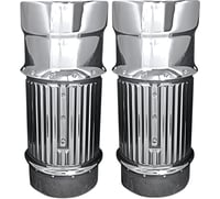 Covingtons Fork Bellows - Dimpled Chrome