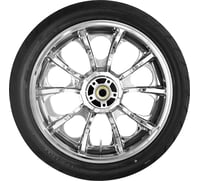 Coastal moto Largo Rear Wheel - Chrome (18") | Dunlop Tire (180/55B18)