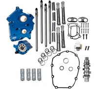 S&S Cycle Cam Chest Kit - 496 Chain Drive Cam - Water Cooled - Chrome Pushtubes - M8