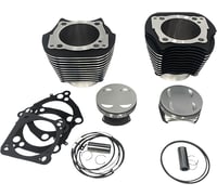Revolution performance, llc Cylinder Kit - 143" - Black with Highlighted Fins - M8