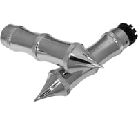 Accutronix Grips - Tribal - Cable - Chrome