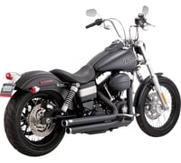 Vance & hines Big Shots Staggered Exhaust System - Black