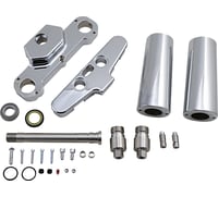 Hawg halters X23 Bolt-On 6° Triple Tree Kit - Chrome - 26" - '00-'17