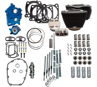 S&S Cycle Power Pack - 4.500" Stroke - Oil Cooled - Black w/o Highlights - M8