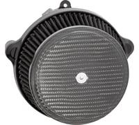 Arlen ness Big Sucker Stage 1 Air Cleaner Kit with Cover - Carbon - Black