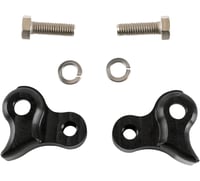 Burly brand Rear Lowering Kit - Black - Lowers 1" - '02-'08 FL
