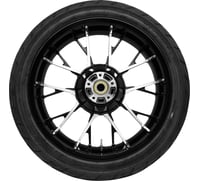 Coastal moto Marlin Rear Wheel - Black Cut (18") | Dunlop Tire (180/55B18)