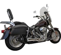 Bassani Xhaust 2-into-1 Ripper Exhaust System - Short - Chrome - Twin Cam Softails