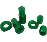 No toil Rim Lock Nut/Spacer - Kit - Green