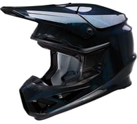 Moose Racing F.I. Helmet Agroid Camo MIPS® Iridescent Blue 