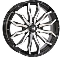 High lifter Wheel - HL21 - Front/Rear - Gloss Black w/Machined - 20x7 - 4/156 - 4+3 (+10 mm)