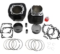 Revolution performance, llc Cylinder Kit - 131" - Black with Highlighted Fins - Twin Cam