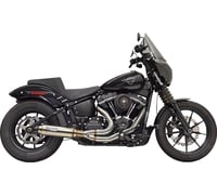 Bassani xhaust 2-into-1 Super Bike Exhaust System with 4" Muffler - Stainless Steel
