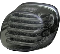 Custom dynamics Taillight - with License Plate Illumination Window - Smoke
