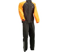 Z1R 2 Piece Rainsuit Black/Orange 