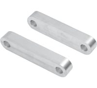 Klock werks Hugger Front Fender Mounting Blocks - For 21" Wheels - Satin
