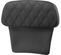 Saddlemen Chopped Tour Pak Backrest Pad - Step-Up - Black w/ Black Lattice Stitch - FLT/FLH '14-'23