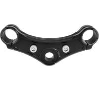 Rsd Top Triple Clamp - Gloss Black - With Riser Holes