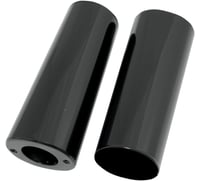 Drag specialties Fork Slider Covers - Gloss Black - Smooth - Extended +2" (8.5")