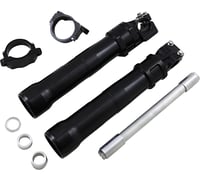 Alloy art Fork Legs - 49 mm - Lower - Black Anodized