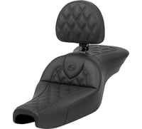 Saddlemen Roadsofa™ Seat - with Backrest - Lattice Stitch - XL '04-'22