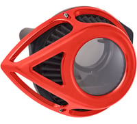 Arlen ness Clear Tear Air Cleaner Kit - Red