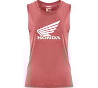Factory Effex Women's Honda Wing Muscle Tank Top Paprika 