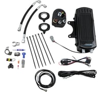 Ultracool Side Mount Oil Cooler Kit - Black - Dyna