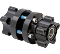 Arlen ness Hub - Cartridge - Rear/Single Disc - Black - '08-'17 FXD