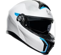 AGV Tourmodular Helmet Frequency Light Gray/Blue 