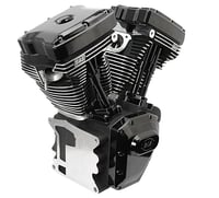 S&s cycle T143 Long Block Engine - Black - Touring | Dyna