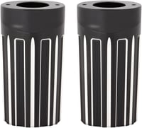 Arlen ness Fork Boot Covers - Black Anodized - 10-Gauge - FLHT