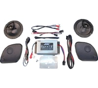 J & m 200 W 2-Channel Amplifier/Speaker Kit - '15-'23 FLTRX/FLTRU/RG3