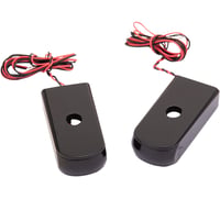 Alloy art LED Strut Light - Smoke/Red Black 18ST