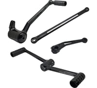 Arlen ness Deep Cut Foot Control Kit w/ Heel/Toe Shifter - Black